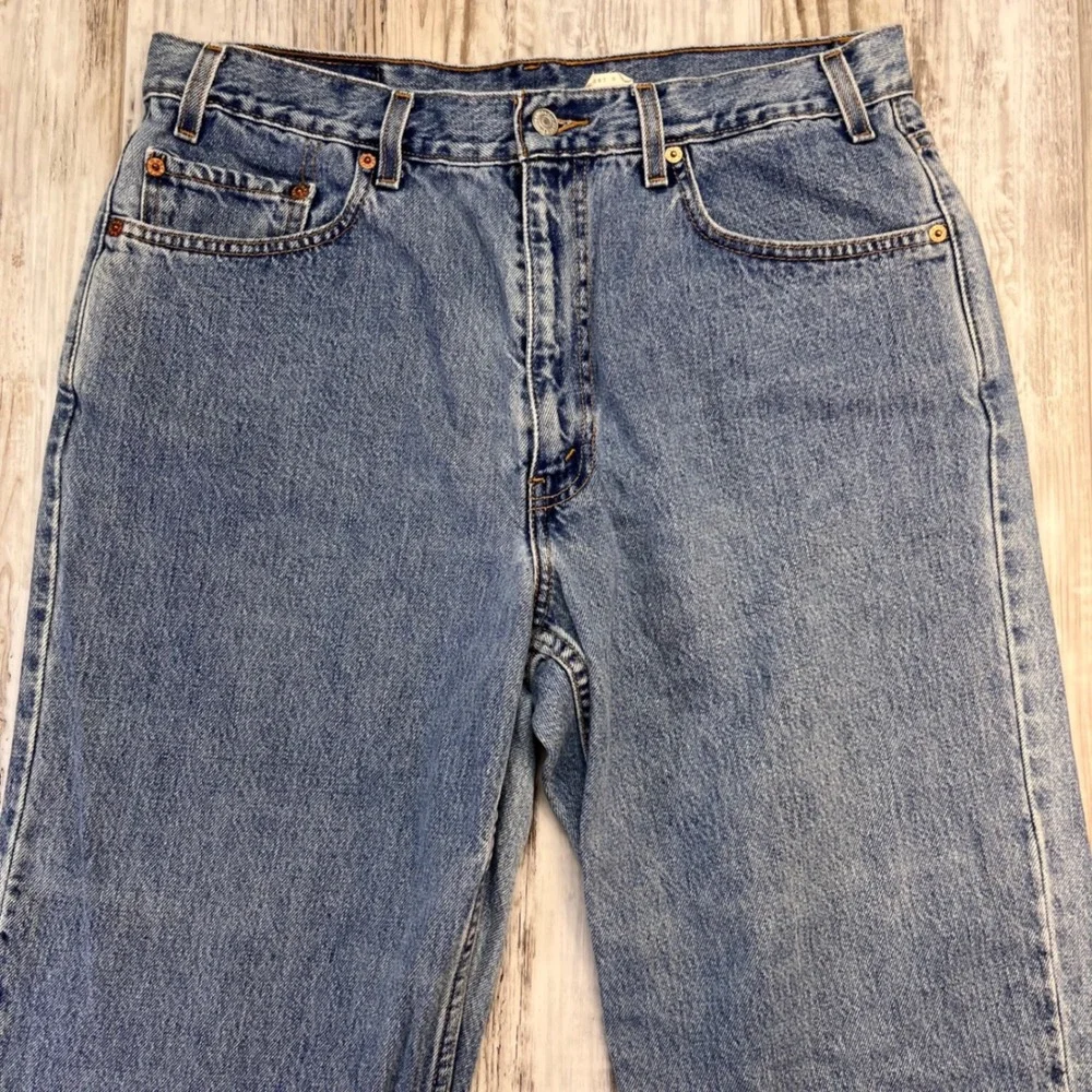 Levis 550 Relaxed Fit Mens Jeans 36x30 Medium Wash Blue Denim Vintage 2000